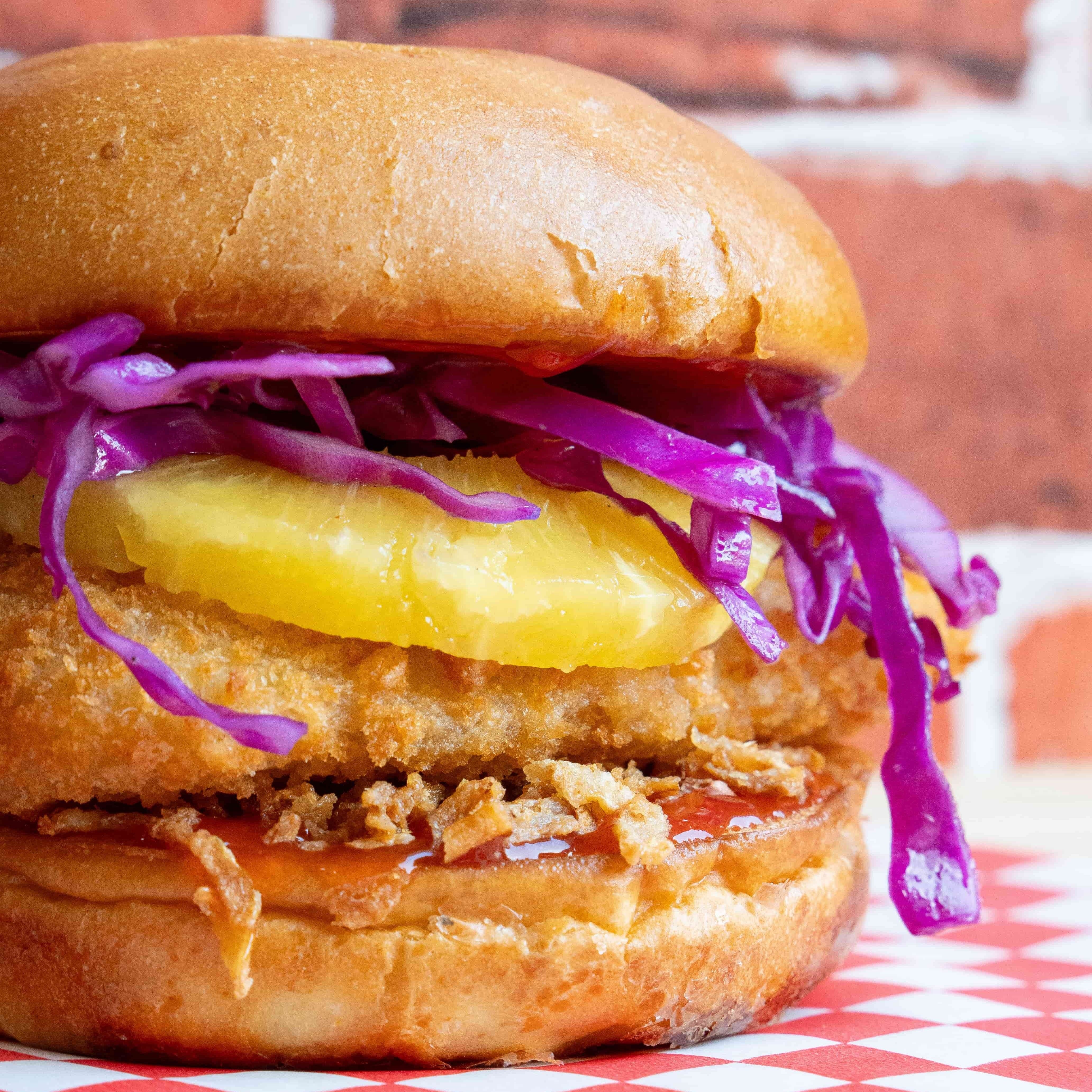Sweet N Sour Fish Burger