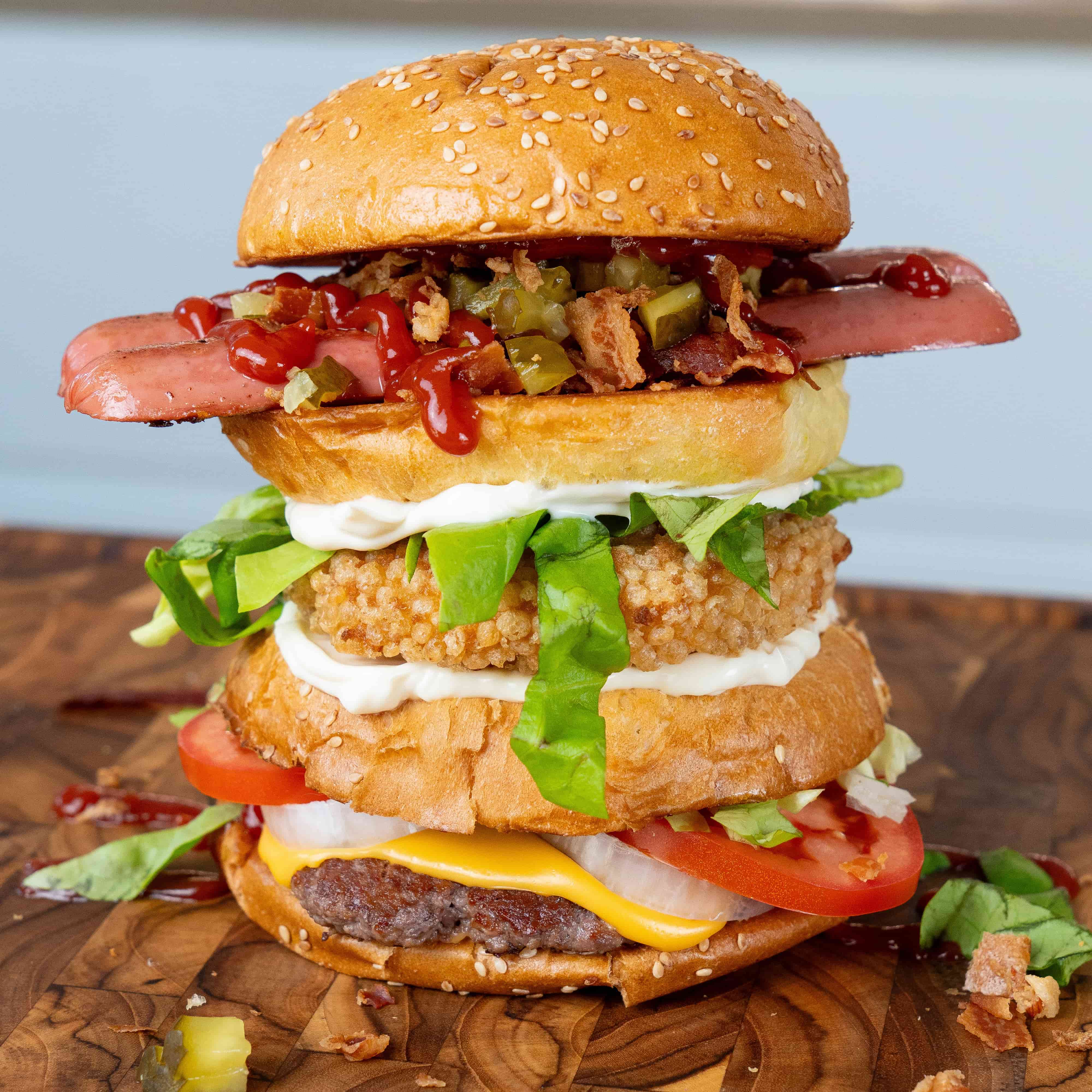 Hamburger Panettone Gastronomico