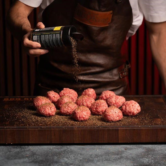 Smash Rub per hamburger con BBQ King