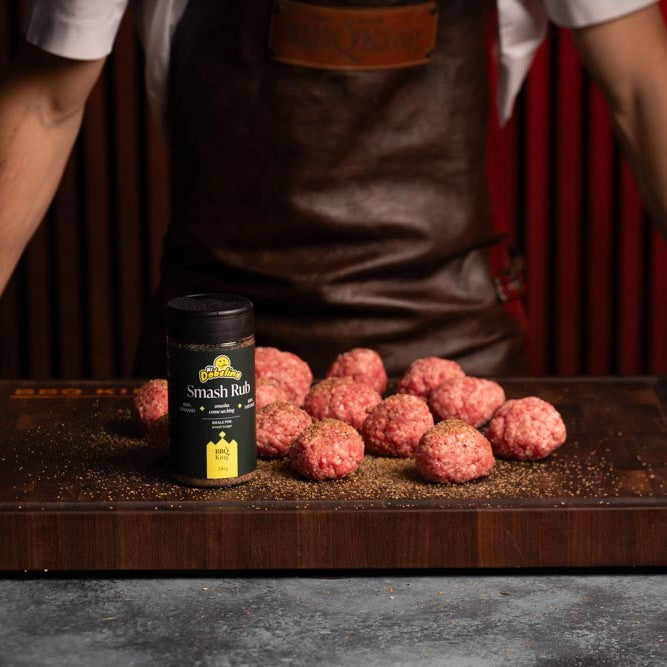 Smash Rub per hamburger con BBQ King