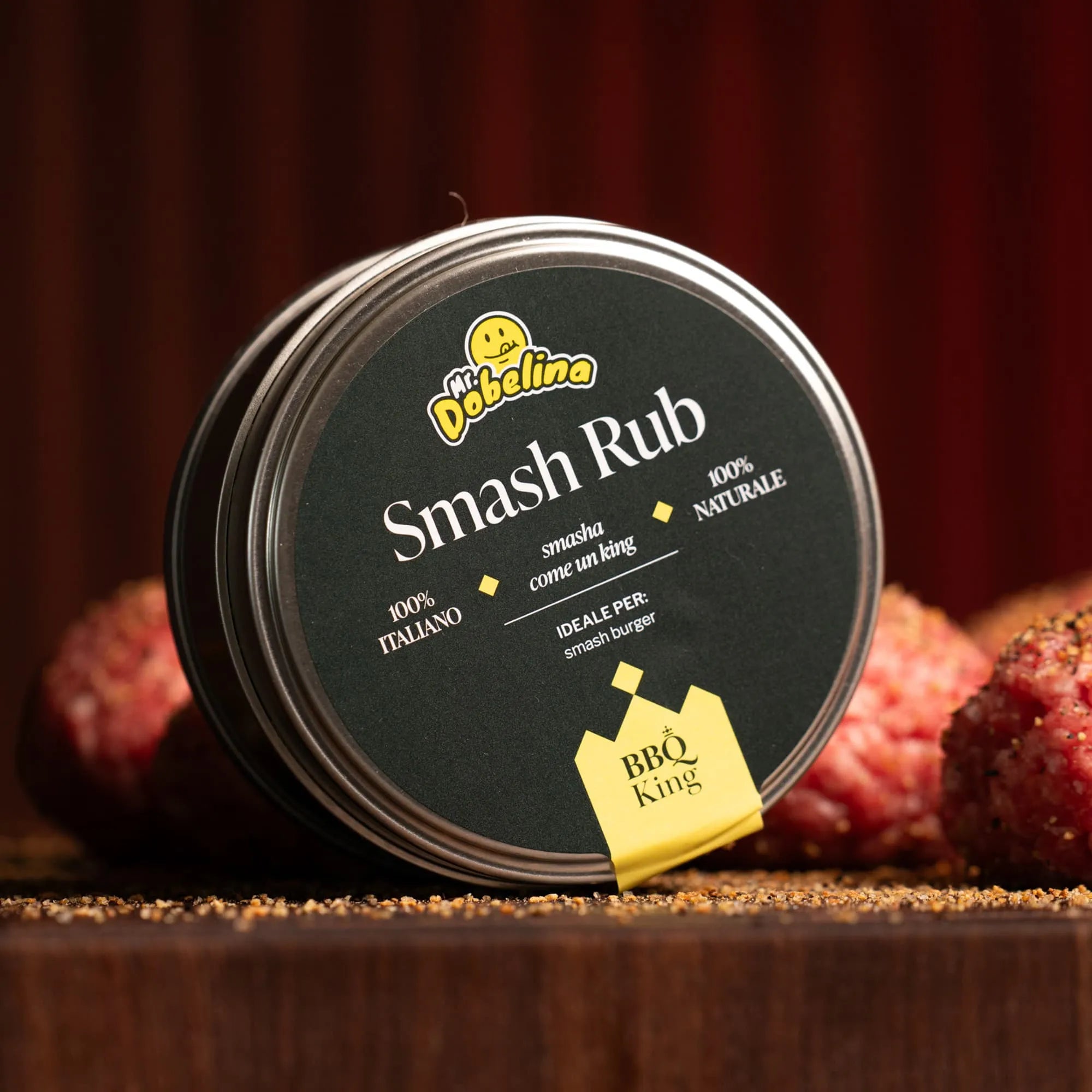 Smash Rub per hamburger con BBQ King