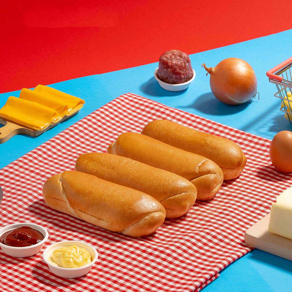 Hot Dog Potato Rolls • 60gr