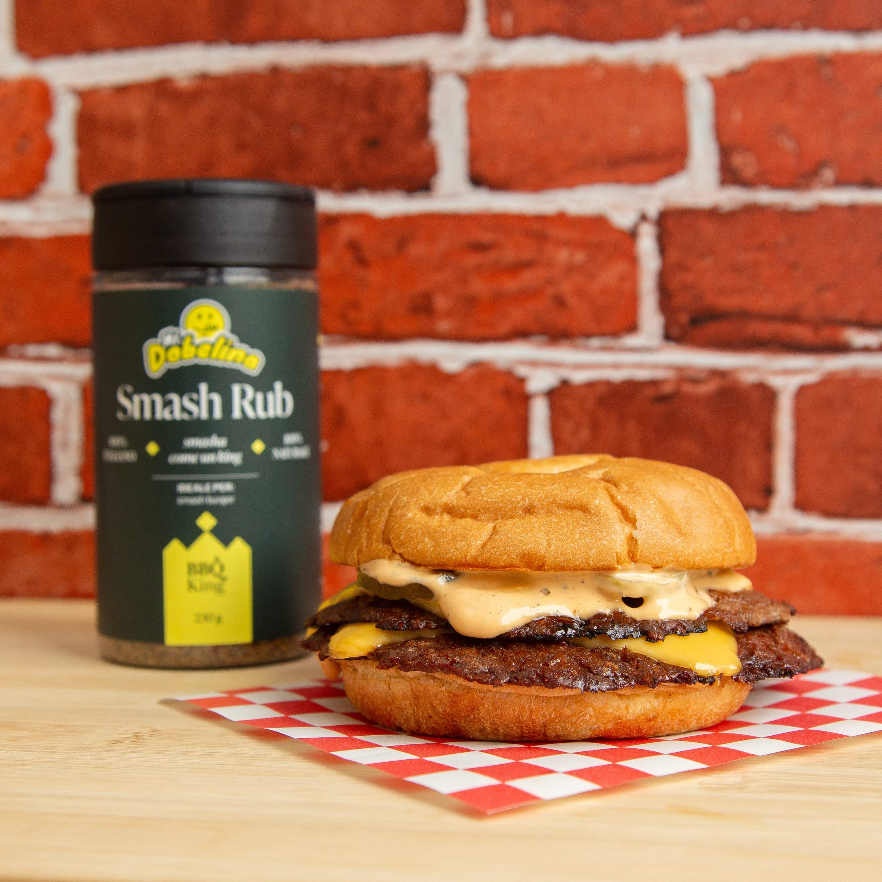 Double smashburger alla Mr.Dobelina e Smash Rub di Mr.Dobelina