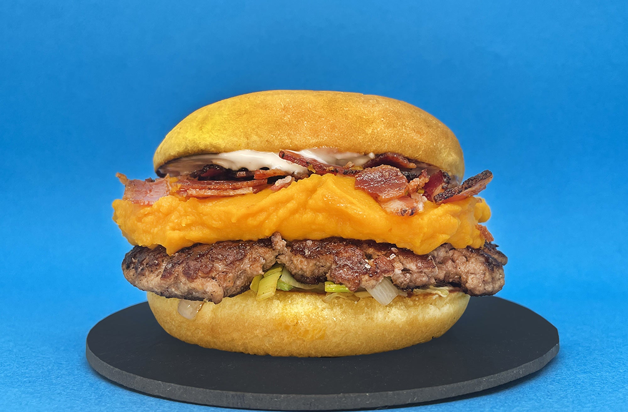 Zucca Burger — Smash burger con zucca e bacon