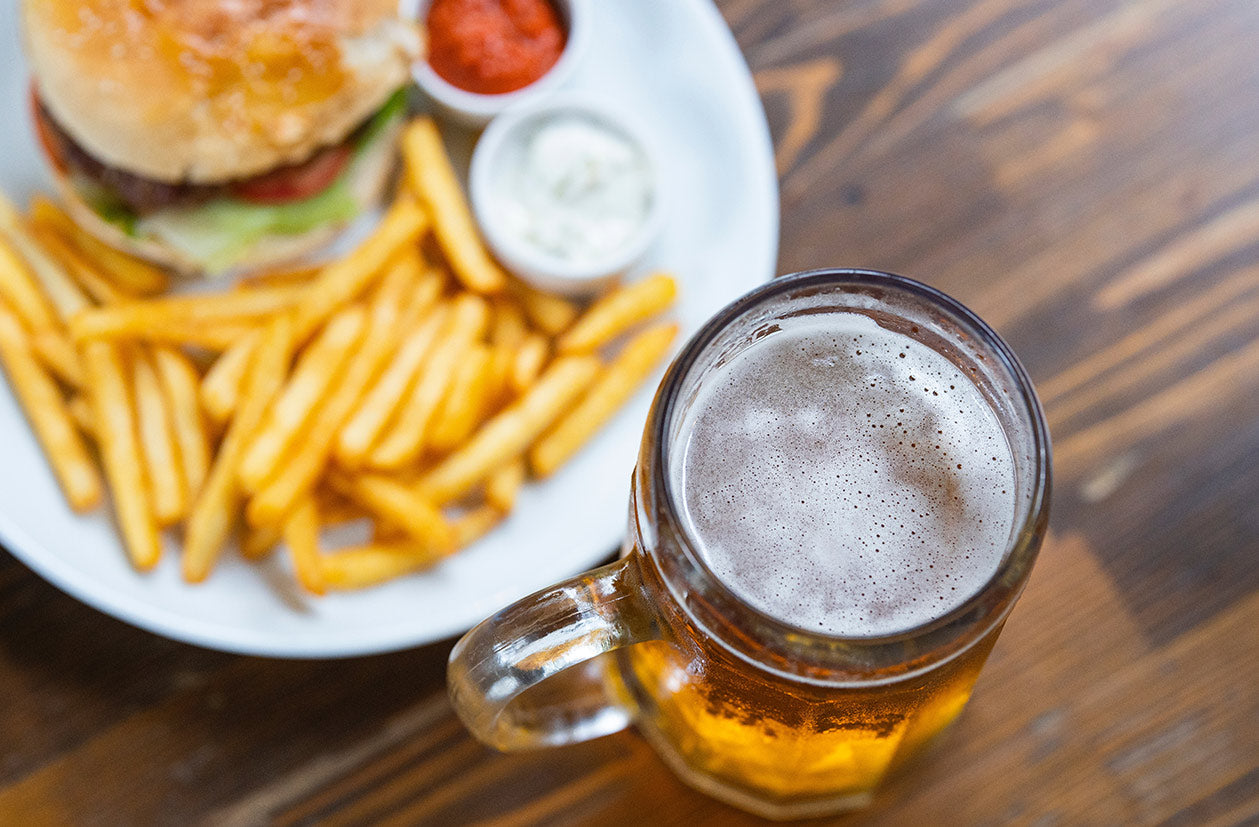 La giusta birra per il giusto hamburger