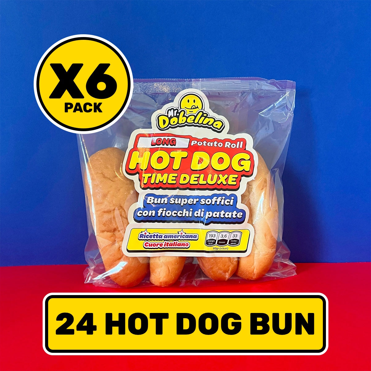 Hot Dog Potato Rolls • 60gr