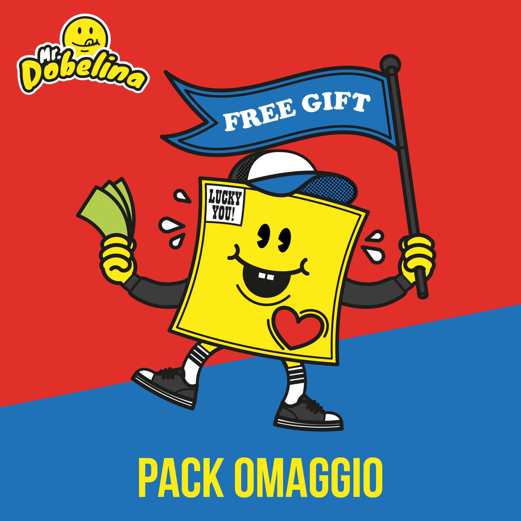 1 pack di bun in omaggio